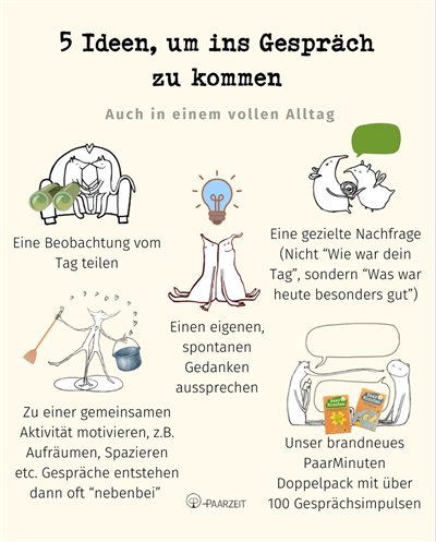 5 Ideen, um ins Gespräch zu kommen