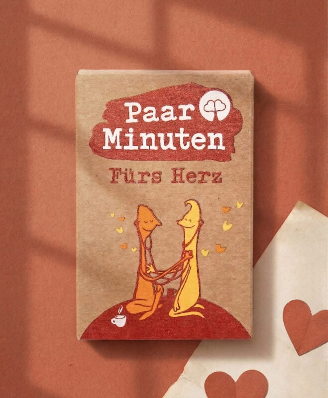 Paarzeit PaarMinuten Fürs Herz – Kartenspiel mit Fragen für Paare