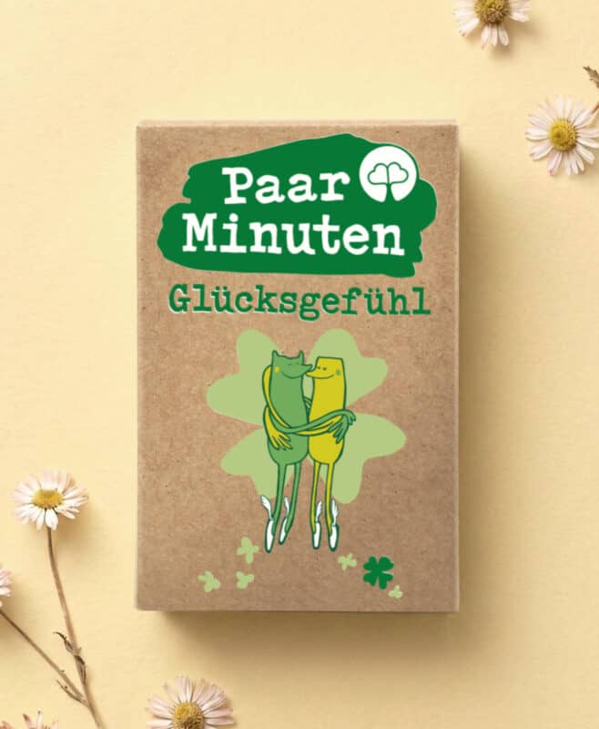 Paarzeit PaarMinuten Glücksgefühl – Kartenspiel mit Fragen für Paare