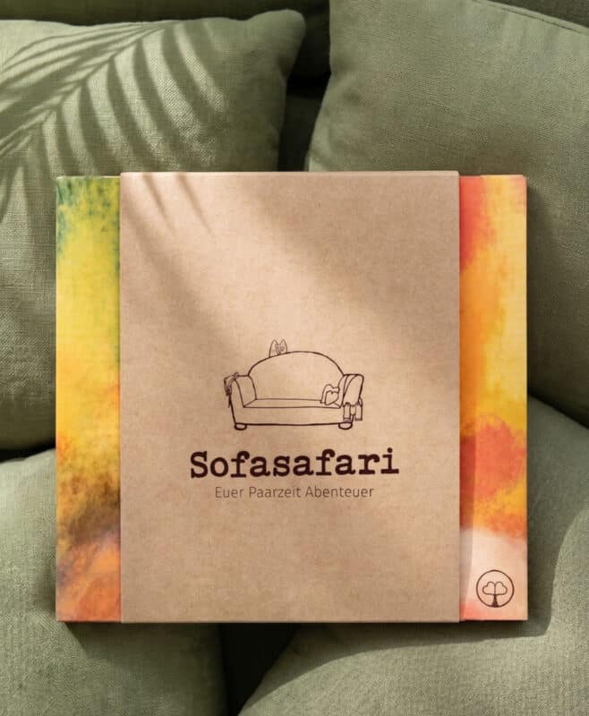 Paarzeit Sofasafari – Kartenspiel mit Fragen für Paare