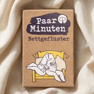 PaarMinuten Bettflüster Geschenkidee für Paare, entspannende Momente, romantische Geschenkideen.