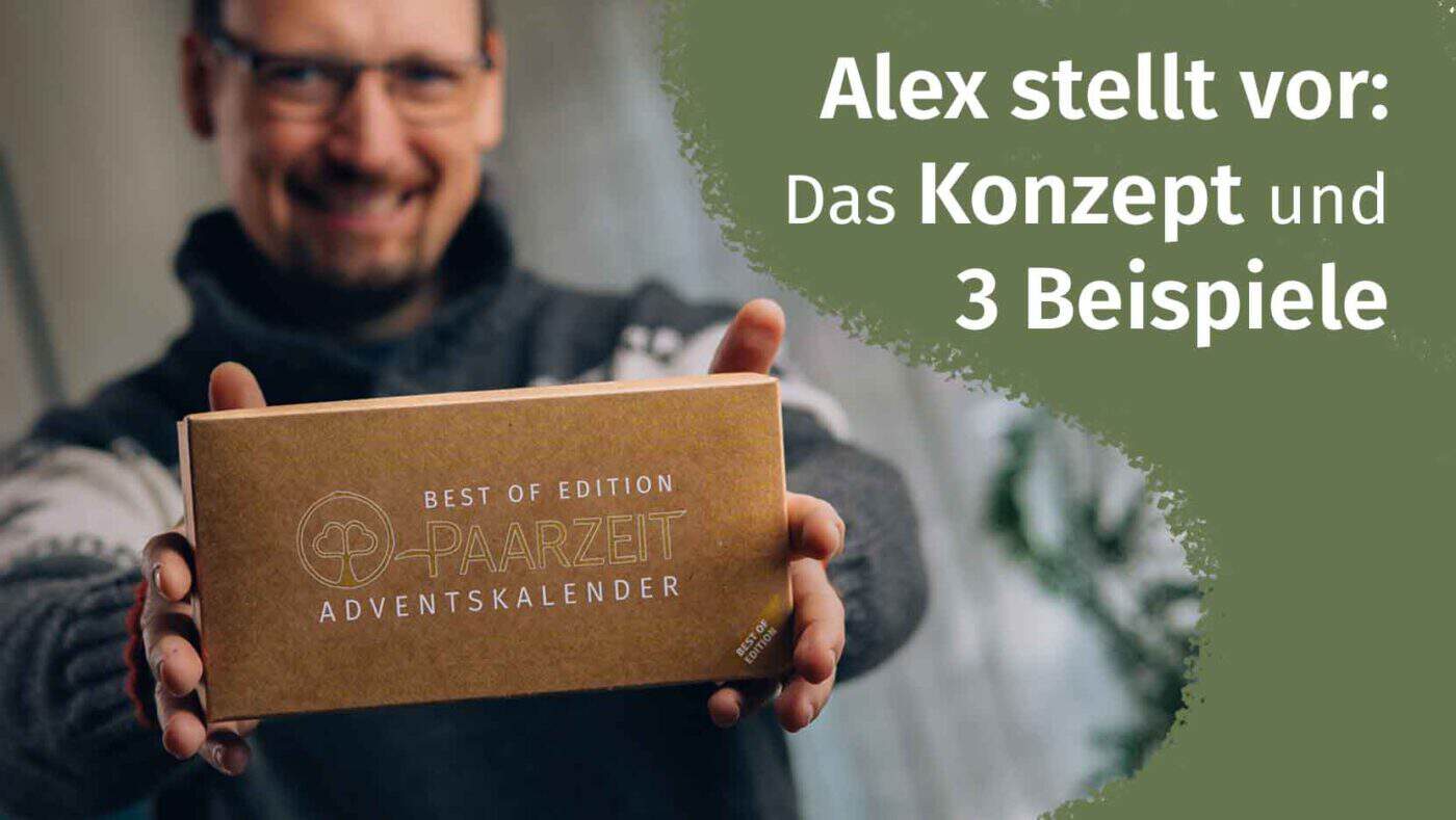 Alex stellt vor: Das Konzept des BEST OF Adventskalenders und 3 Beispielkarten